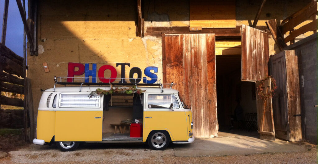 Original Photobus, photobooth dans combi Volkswagen